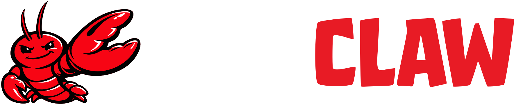 Logo de OpenClaw con su mascota, una langosta espacial